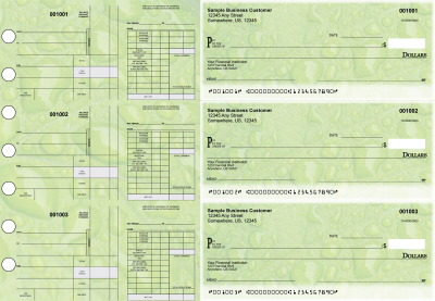 Leaf Disbursement Payroll Designer Business Checks | BU3-7CDS19-FSP