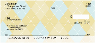 Argyle New Personal Checks | GEO-11