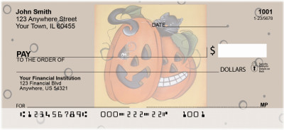 Pumpkin Hide and Seek Personal Checks | JHS-13