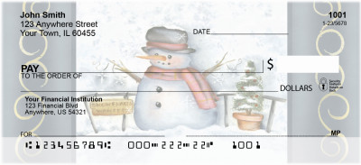Snowflake Collector Personal Checks | JHS-19