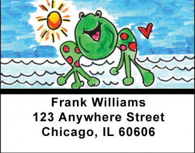 Frogs Address Labels | LBAMY-10