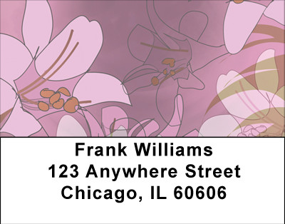 Lily Collage Address Labels | LBBBA-29