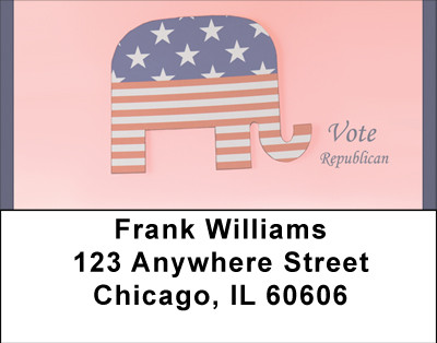 Vote Republican Address Labels | LBBBA-44