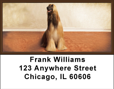 Afghan Hound Address Labels | LBBBA-79