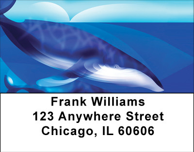 Whale Sightings Address Labels | LBBBE-06