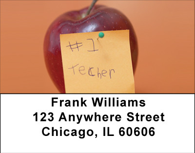 Best Teacher Address Labels | LBBBE-39
