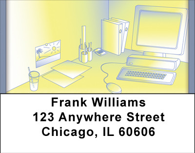 Home Office Address Labels | LBBBE-54