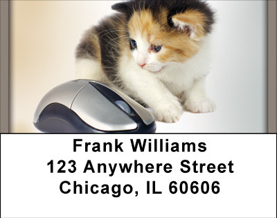 Cat And Mouse Address Labels | LBBBE-55