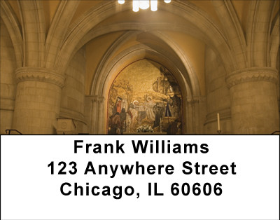 National Cathedral In Washington DC Address Labels | LBBBF-31