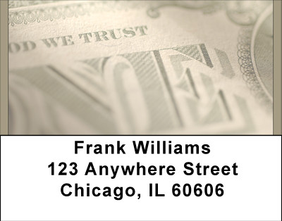 In God We Trust Address Labels | LBBBF-80