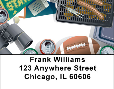 The Sport Of Tailgating Address Labels | LBBBH-10