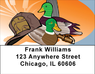 Game Bird Hunting Address Labels | LBBBH-13