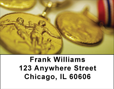 Gold Medal Efforts Address Labels | LBBBH-21