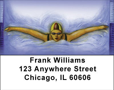 Take The Plunge Address Labels | LBBBH-37