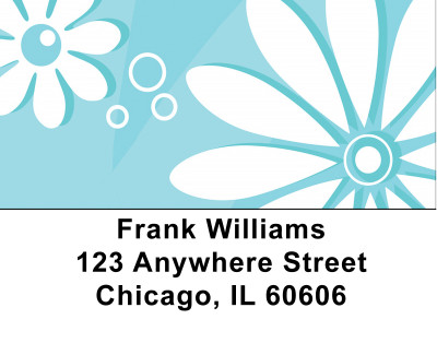 Daisy Blues Address Labels | LBBCE-75