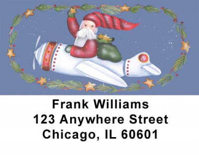 Santa's on the Way Address Labels | LBJHS-18