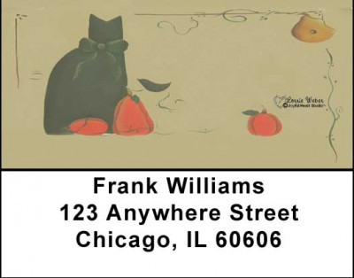 Halloween Mischief Address Labels by Lorrie Weber | LBJHS-24