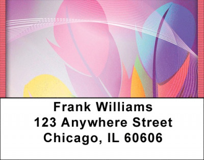 Feather Fantasy Address Labels | LBQBA-37