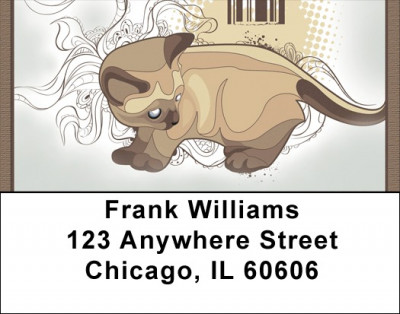 Siamese Kittens Address Labels | LBQBA-97