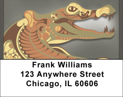 Crazy Crocodiles Address Labels | LBQBB-16