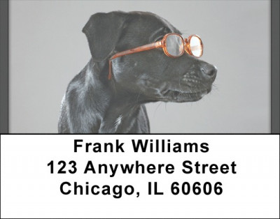 Smart Labrador Address Labels | LBQBB-71