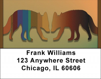 Foxy Fashion Address Labels | LBQBC-49