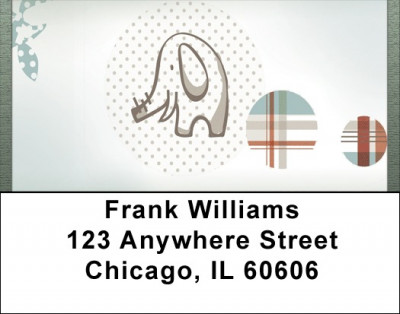Animal Plaids Address Labels | LBQBD-02