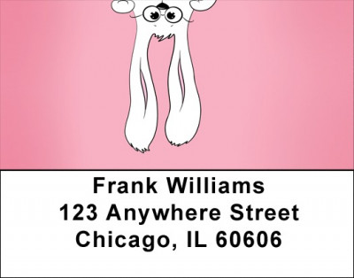 Upside Down World Address Labels | LBQBD-15