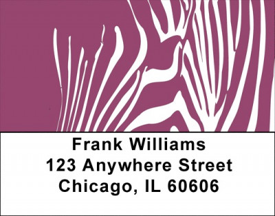 Hot Pink Safari Address Labels | LBQBD-20