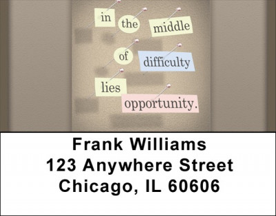 Success Reminders Address Labels | LBQBE-55