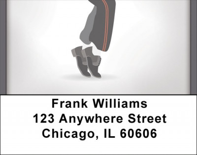 Moon Walk Tribute To King Of Pop Address Labels | LBQBE-61
