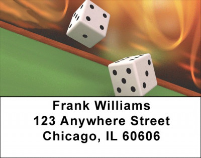 Win The Gamble Address Labels | LBQBE-66