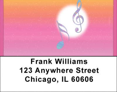 Music travels Address Labels | LBQBE-81
