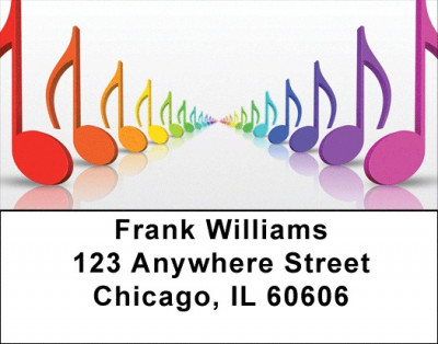 Notes Of Many Colors Address Labels | LBQBE-84
