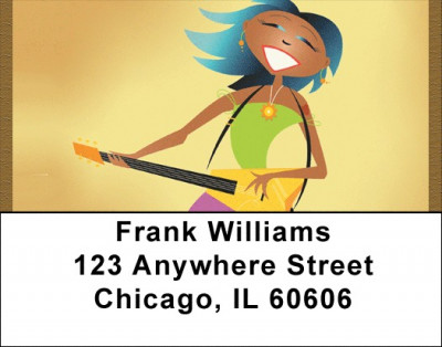 Rock To Rap Address Labels | LBQBE-85