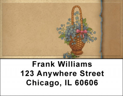 Vintage Florals Address Labels | LBQBG-27