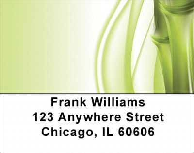 Sheer Bamboo Address Labels | LBQBG-48