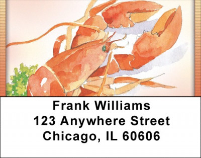 Seafood Lovers Delight Address Labels | LBQBH-36