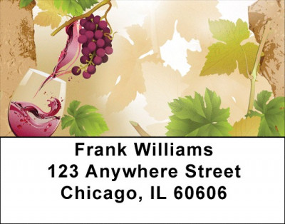 Grape Harvest Address Labels | LBQBH-47