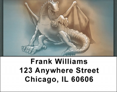 Dashing Dragons Address Labels | LBQBH-51