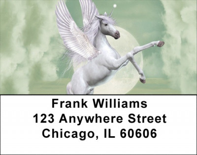 Unicorn In Moonlight Address Labels | LBQBH-63