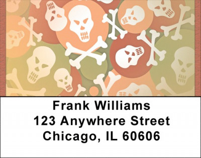 Skulls And Crossbones Address Labels | LBQBI-12