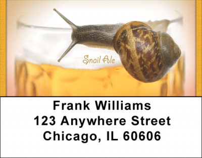 Snail Ale Address Labels | LBQBI-40