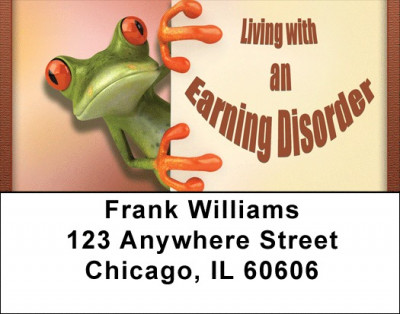 Earning Disorder Address Labels | LBQBI-44