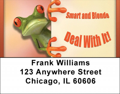 Smart And Blonde Address Labels | LBQBI-50