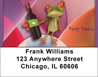 Party Down Address Labels | LBQBI-53