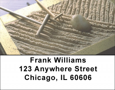 Zen Garden Address Labels | LBQBJ-32