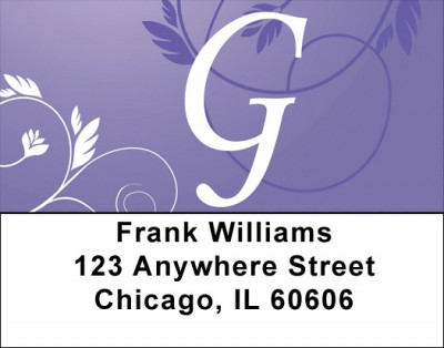 Purple Prosperity -G Address Labels | LBQBK-87