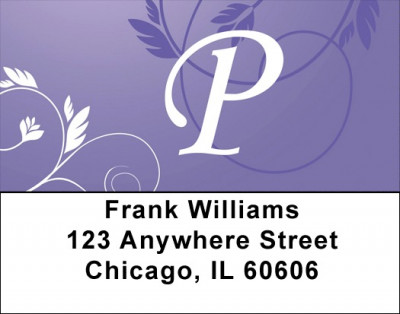 Purple Prosperity -P Address Labels | LBQBK-96