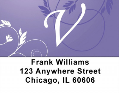 Purple Prosperity -V Address Labels | LBQBL-03